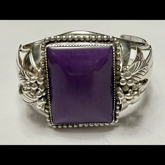 Unique Estate Vintage One of a kind Sterling Silver Cuff Bracelet